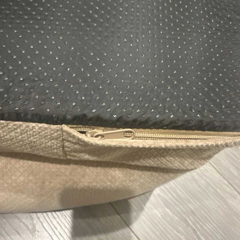 Serta® Ortho Foam Quilted Couch Pet Bed Tan 34 X 24 X 8 Plush Washable